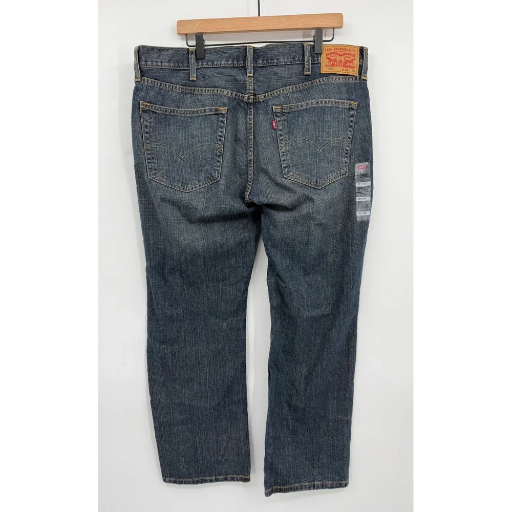 Levis 559 Jeans Mens 38x30 Blue Relaxed Straight Leg 100% Cotton Denim Pants NEW
